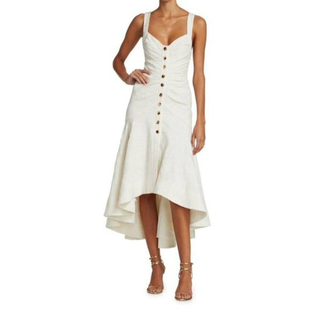Acler Beverley Dress Ivory Size 8 BNWT
